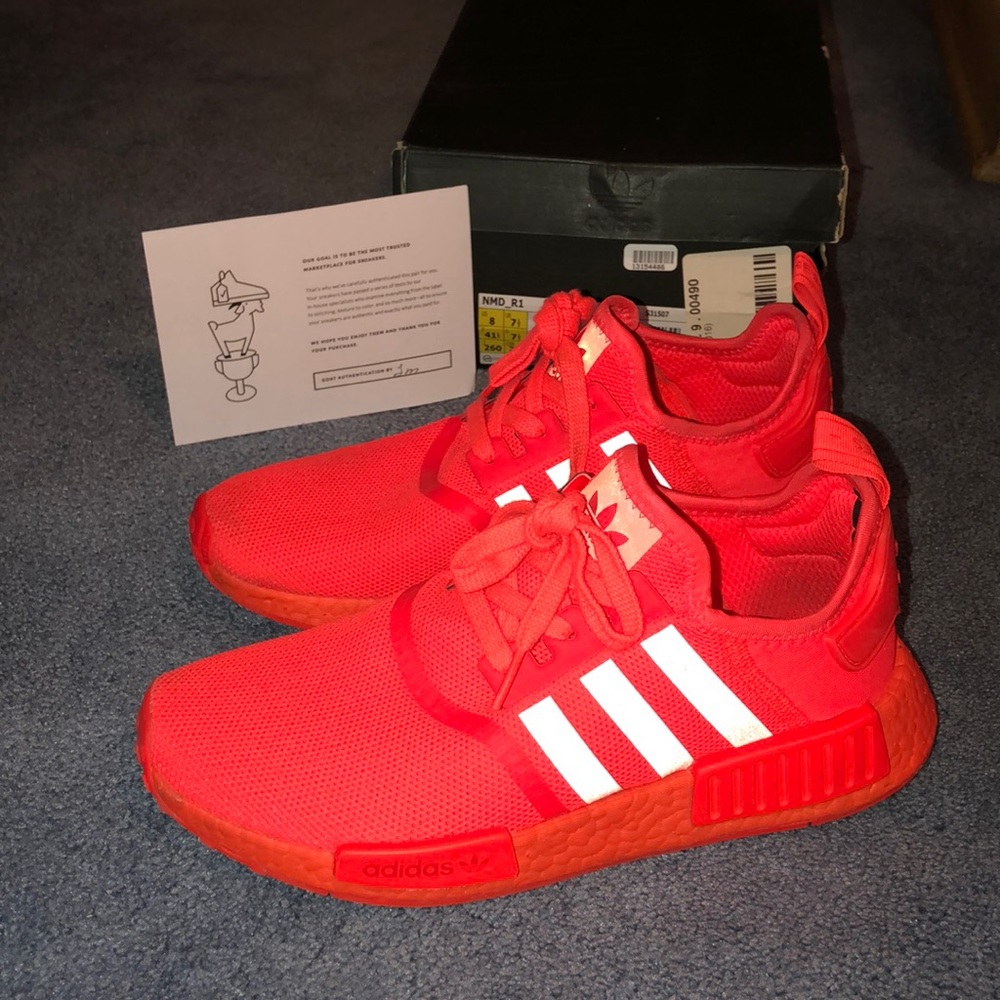 Adidas NMD R1 solar red - Picture 3 of 8